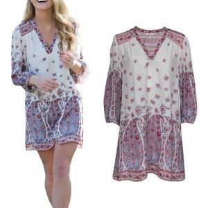 $398 NWT Joie Light Weight Floral Boho Dress Terracotta Bloom 0113